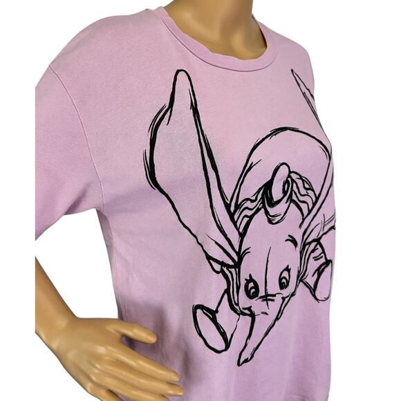 Zara Disney RARE Dumbo Timothy Q. Mouse Cotton T-Shirt Purple Size S - Picture 11 of 15